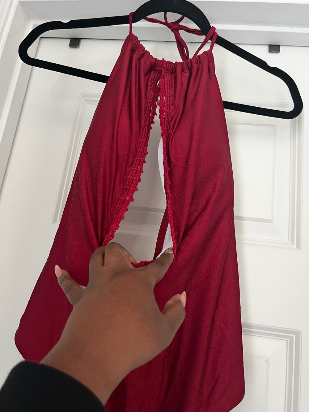 Red swimsuit - Picture 4 of 6